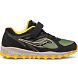 Kids' Saucony Cohesion 14 A/C Sneakers Black / Olive / Yellow | Singapore 833QMAZ